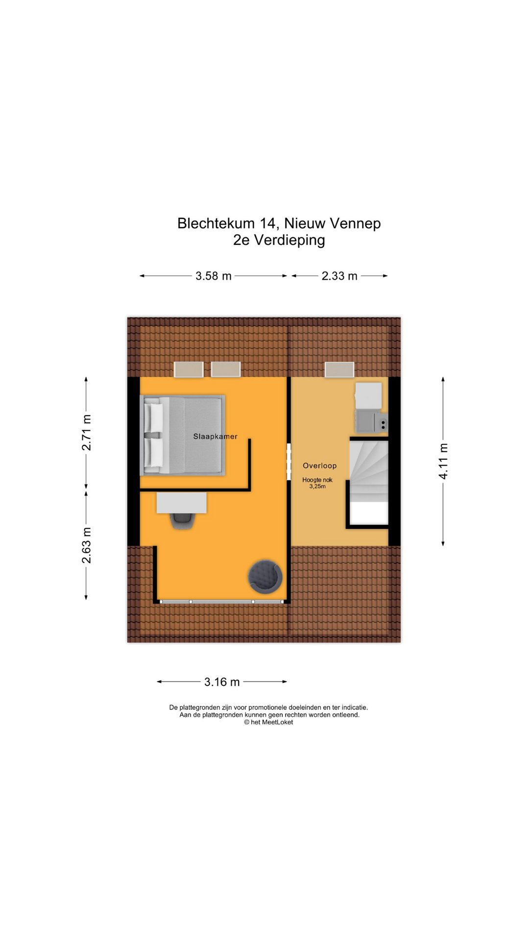 Blechtekum 14 , 2151 SJ Nieuw-vennep map